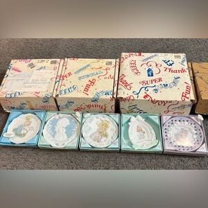 Precious Moments Easter Plate 1995 1996 1997 1998 1999